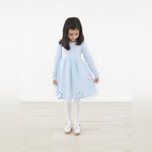 Hanna Andersson Frozen II Tule Long Sleeve Dresse Size 14-16